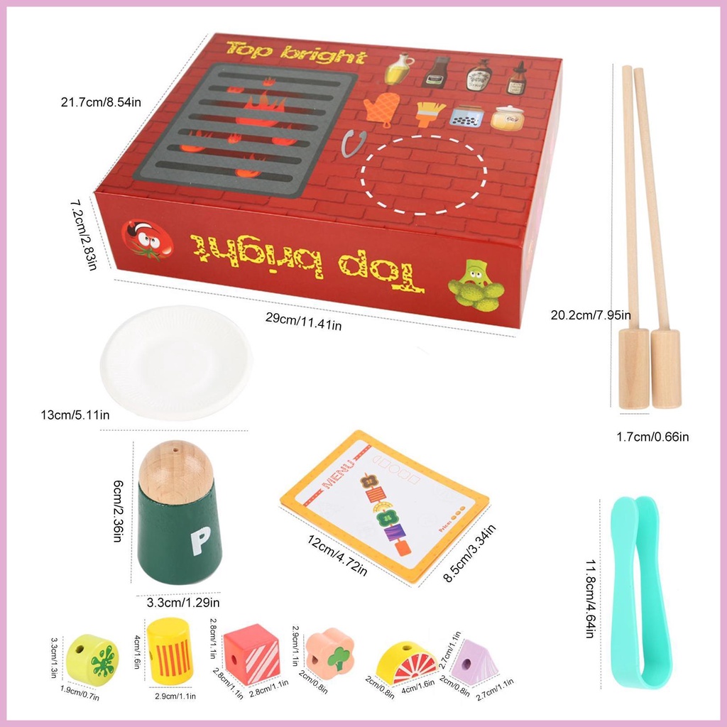 Bộ Đồ Chơi Nướng BBQ Vui Nhộn Dành Cho Trẻ