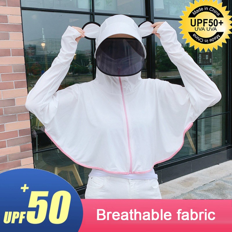 AMILA  Áo Chống Nắng Tay Dài Bằng Lụa Lạnh Mỏng Thoáng Khí Chống Tia UV Phong Cách Thời Trang Mới Dành Cho Mẹ Và Bé