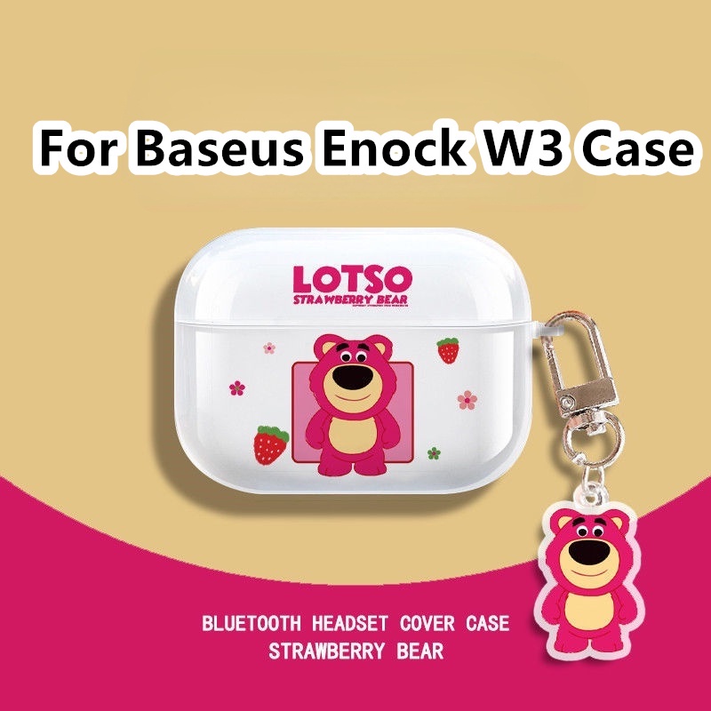 Hàng Có Sẵn! Vỏ Bảo Vệ Hộp Sạc Tai Nghe Baseus Enock W3 W3 Trong Suốt Họa Tiết Hoạt Hình Đơn Giản