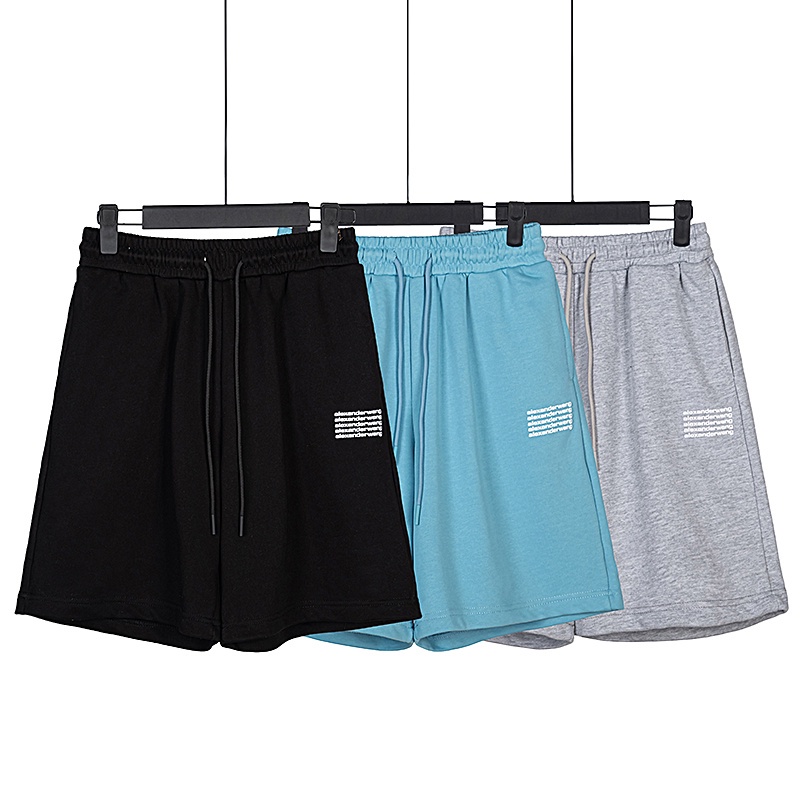 Quần Short Dáng Rộng Lưng Thun In Chữ Thời Trang Cho Nam Và Nữ Plus Size