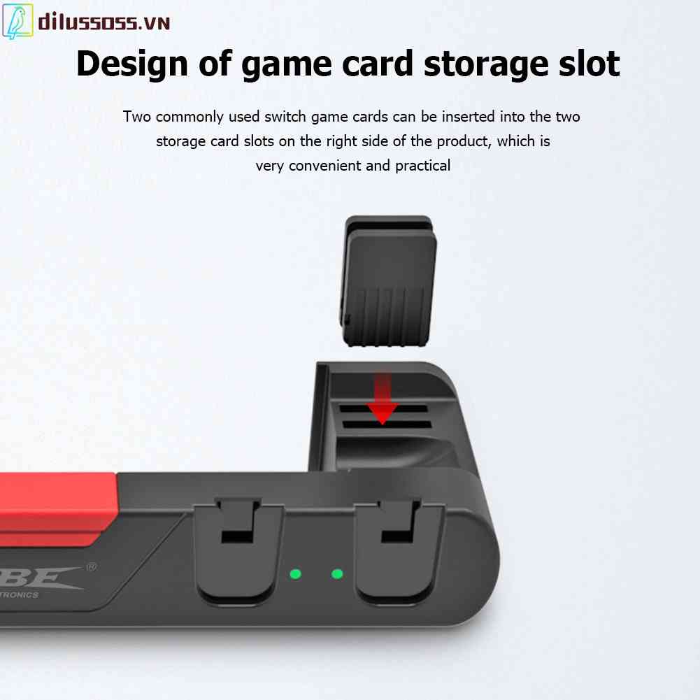 Dock Sạc Tay Cầm Chơi Game 4 Ngăn Cho Switch Joy-Con