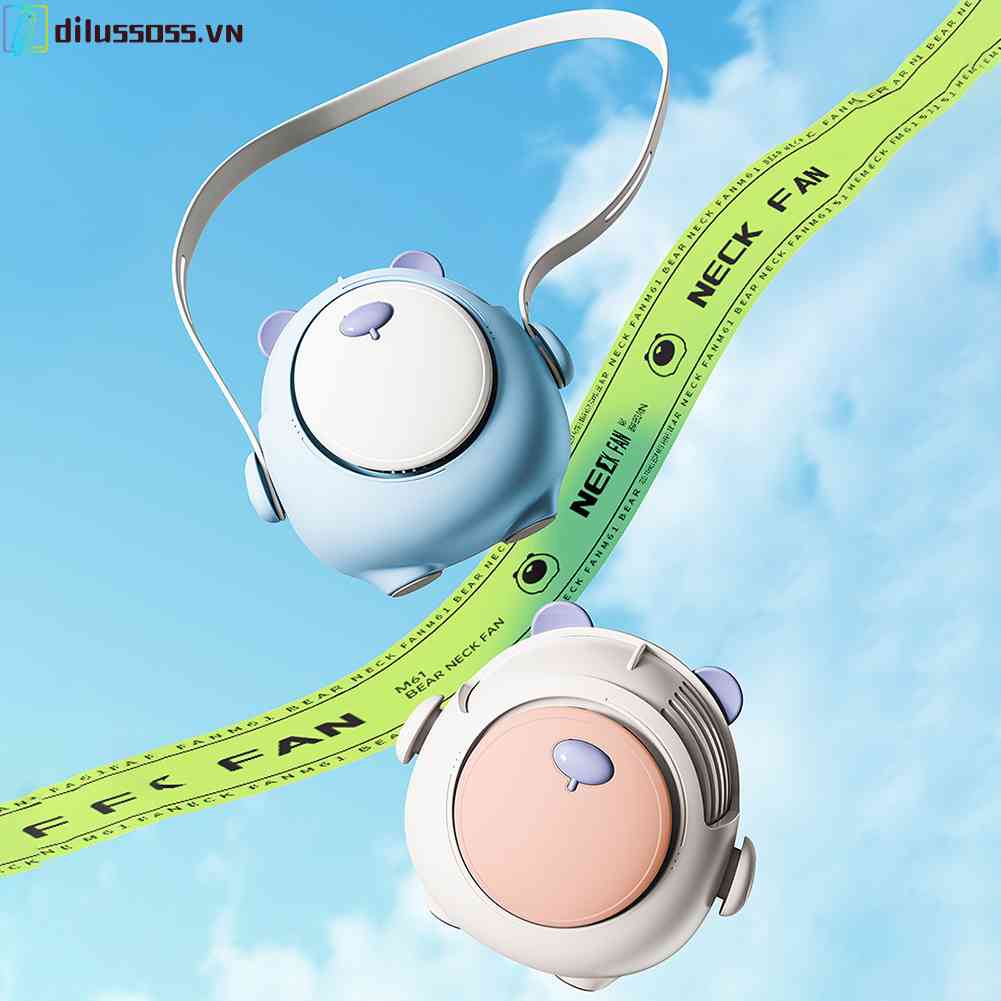 Quạt Làm Mát Hình Robot Hoạt Hình Dễ Thương Có Thể Sạc Lại Dùng Trong Nhà /
