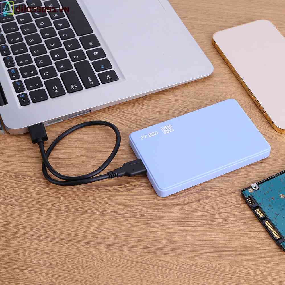Hộp Đựng Ổ Cứng Ngoài Tốc Độ Cao SATA Sang Usb 3.0 2.5Inch Cho SSD