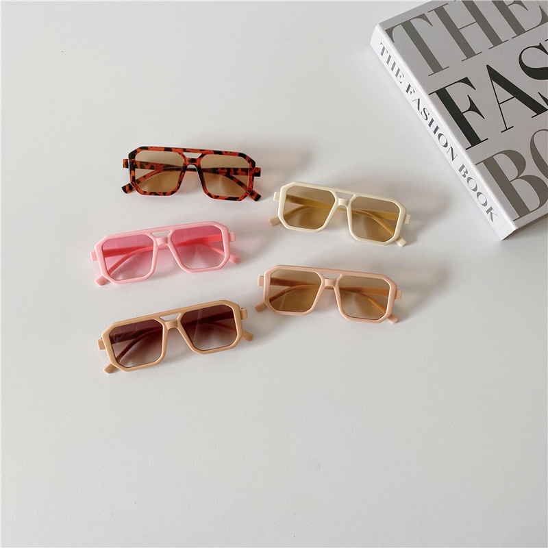 Kính Mát Hai Chùm Màu Kẹo Thời Trang Xu Hướng Hàn Quốc Cho Bé Trai / Bé Gái