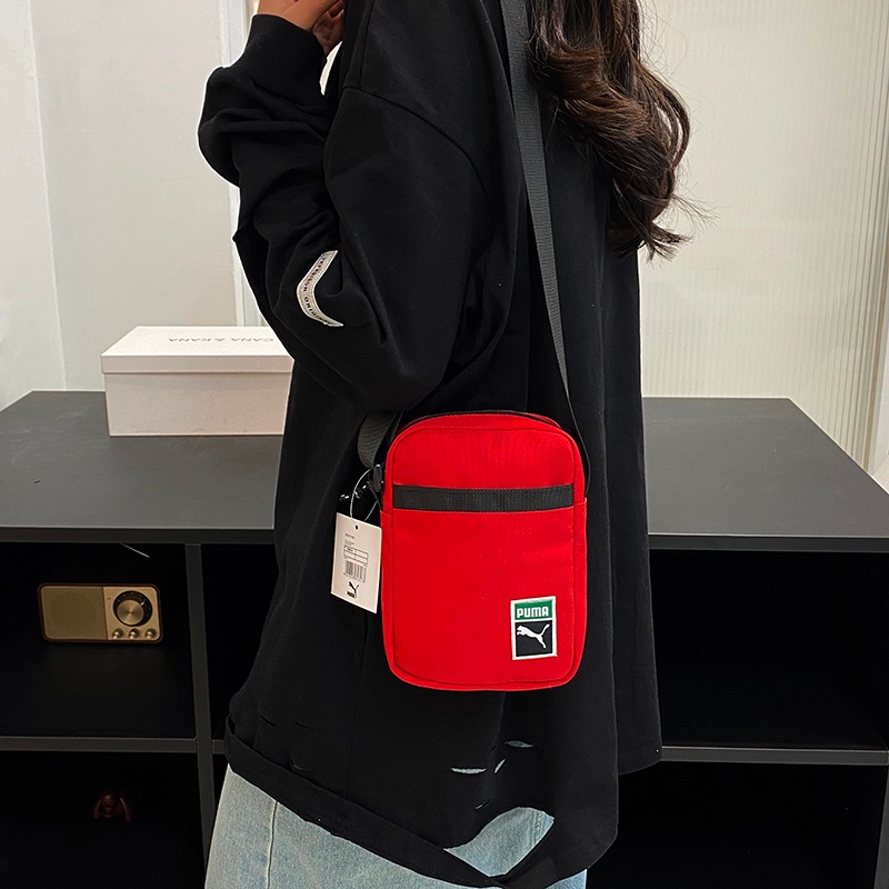 Túi Đeo Chéo Nam Puma Xách Vải Canvas Phong Cách Vintage