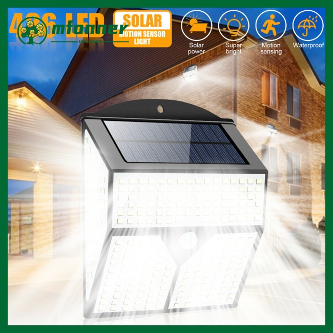 Đèn Led Treo Tường Mfonner 436 Cảm Biến Chuyển Động Hồng Ngoại Chống Nước Chạy Bằng Năng Lượng Mặt Trời