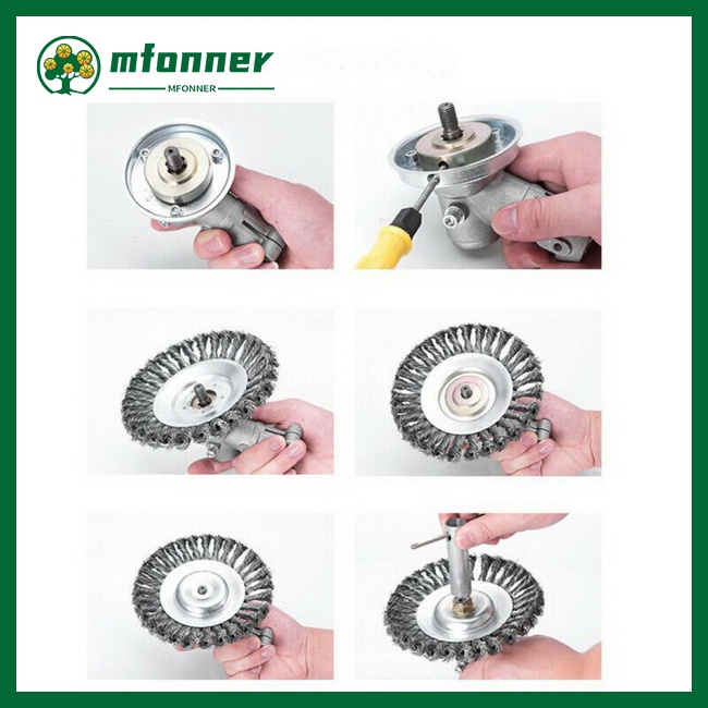 1 Bộ Đầu Cắt Cỏ 8-inch Bằng Dây Cước Cho Máy Cắt Cỏ
