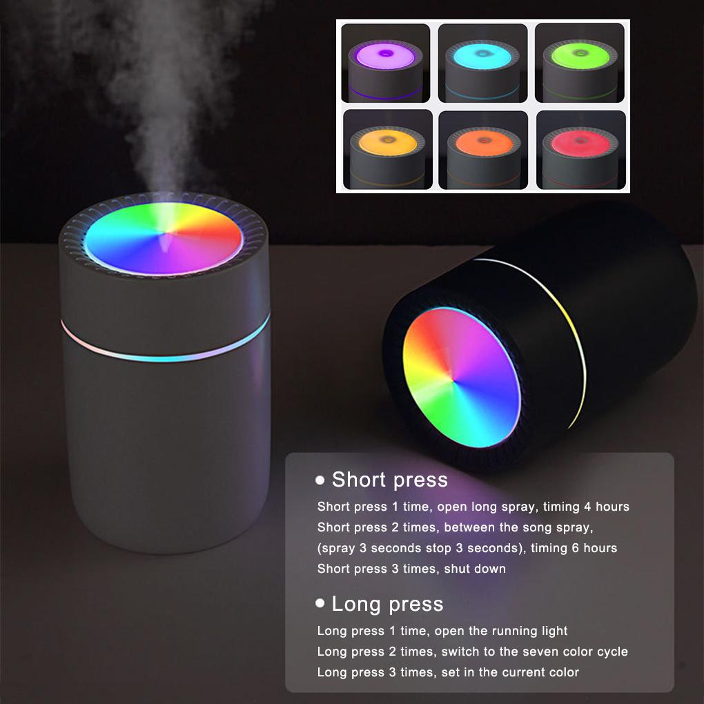 máy phun sương h2o humidifier Máy Khuếch Tán Tinh Dầu Mini Nhiều Màu Không Gây Tiếng Ồn Trang Trí Phòng Ngủ