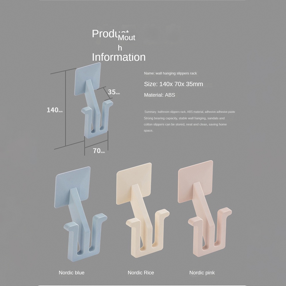 Giá Treo Dép Gắn Tường Không Cần Đục Lỗ Chắc Chắn Tiết Kiệm Không Gian