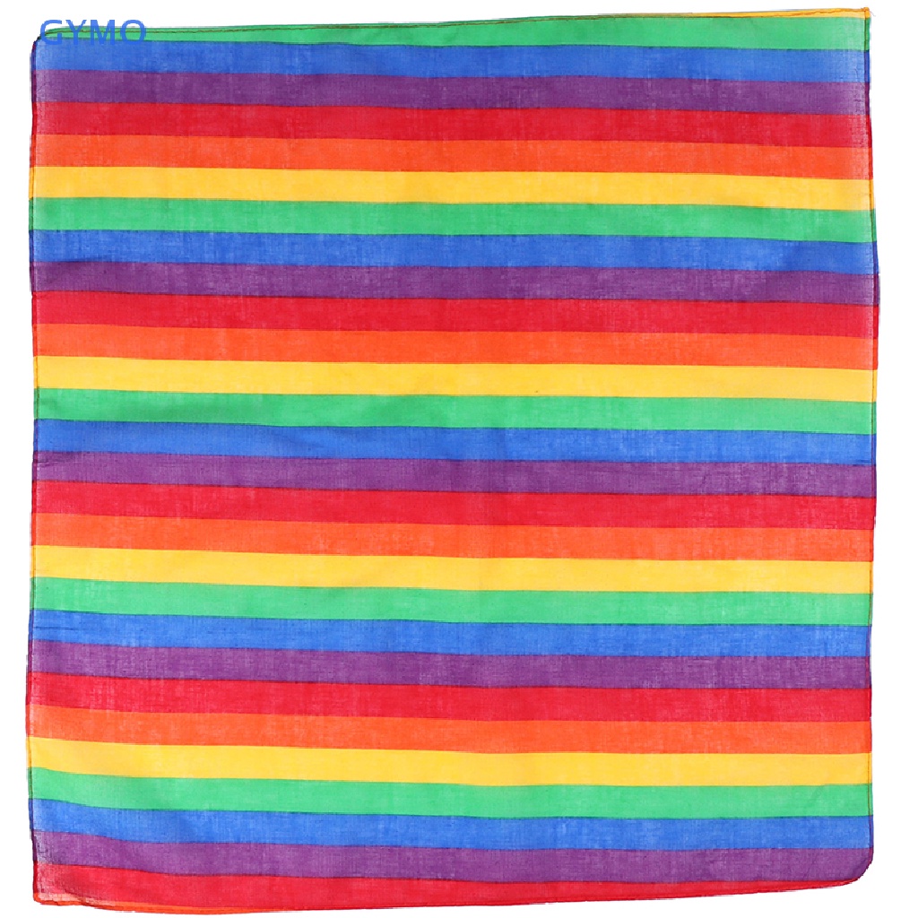 [cxGYMO] 1 Pc Cotton Rain Bandanas Headband Gay Pride Face Mask Neck Scarf Headwear  HDY