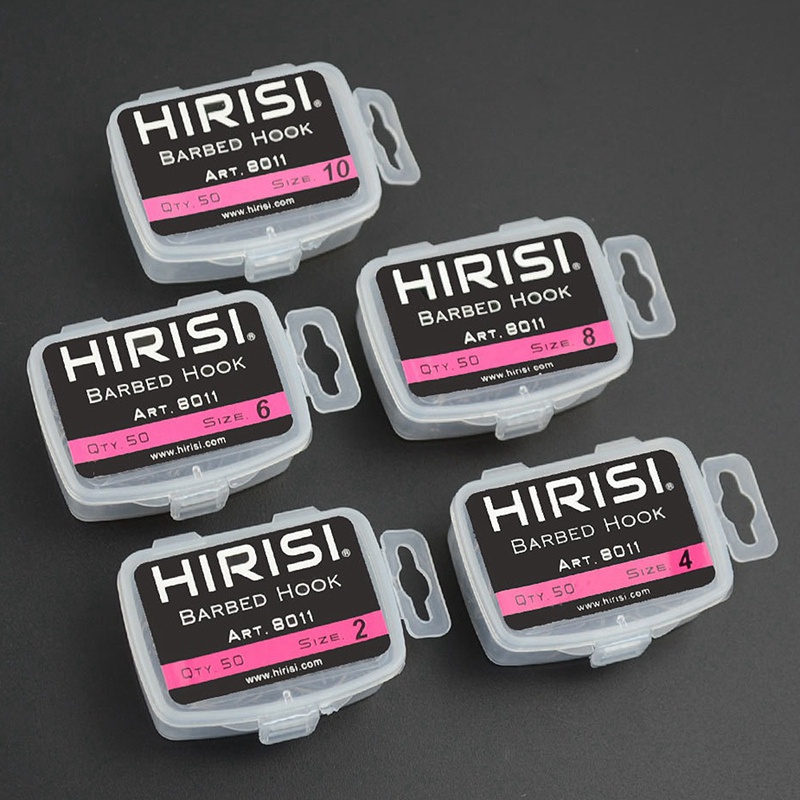 Bộ 200 Móc Câu Cá Bằng Thép Carbon 8011 4 &amp; 8