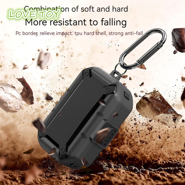 Vỏ Bảo Vệ Hộp Sạc Tai Nghe Bose QuietComfort Bằng Silicon Chống Sốc / Bụi Bẩn Kèm Móc Treo Tiện Dụng