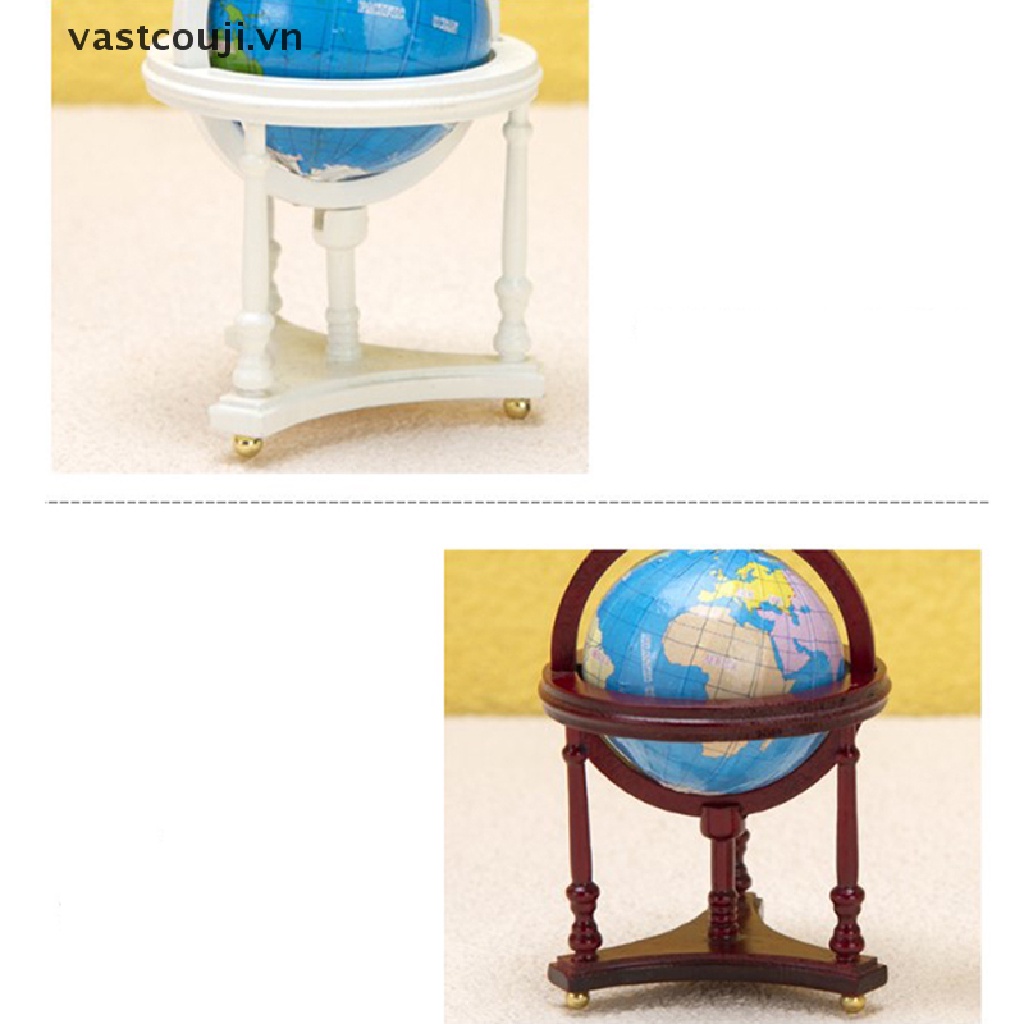 1 Mô Hình Quả Địa Cầu Mini Trang Trí Nhà Búp Bê VASTJI