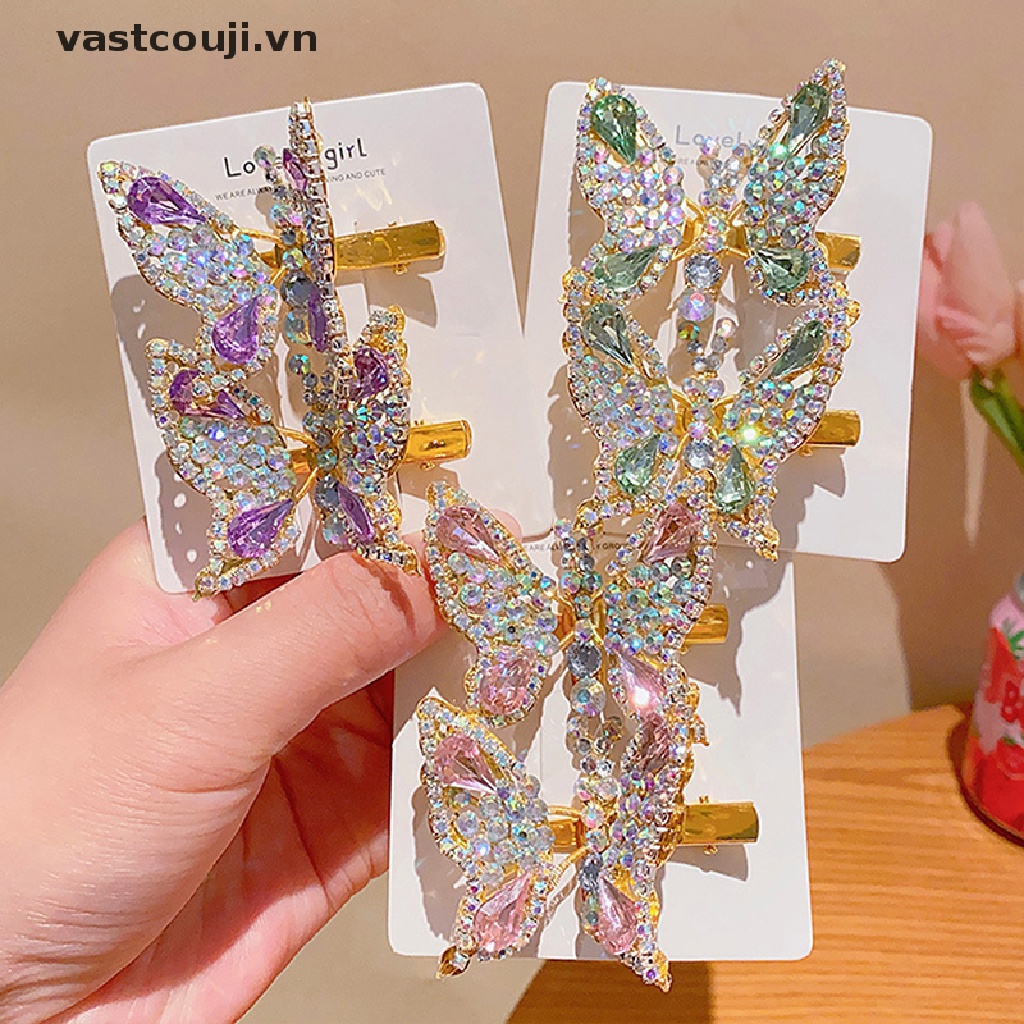 Kẹp Tóc Bướm Chuyển Động Xinh Xắn Dành Cho Nữ