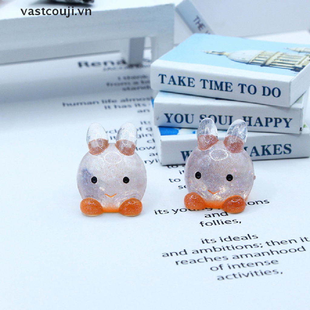 Bộ 2 Đồ trang trí Thỏ VASTJI Dạ Quang Trang Trí