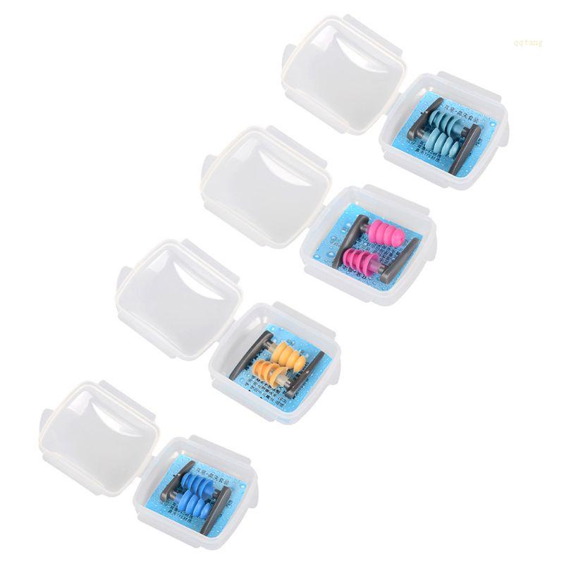 QQ Nút Bịt Tai Chống Ồn Chống Thấm Nước Có Thể Tái Sử Dụng Khi Bơi Lội