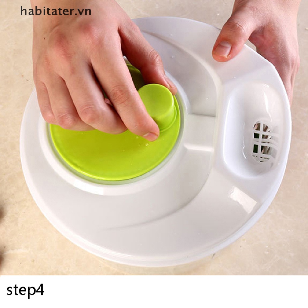 Dụng Cụ Quay Rau Củ Quả Làm Salad Hình Chiếc Lá