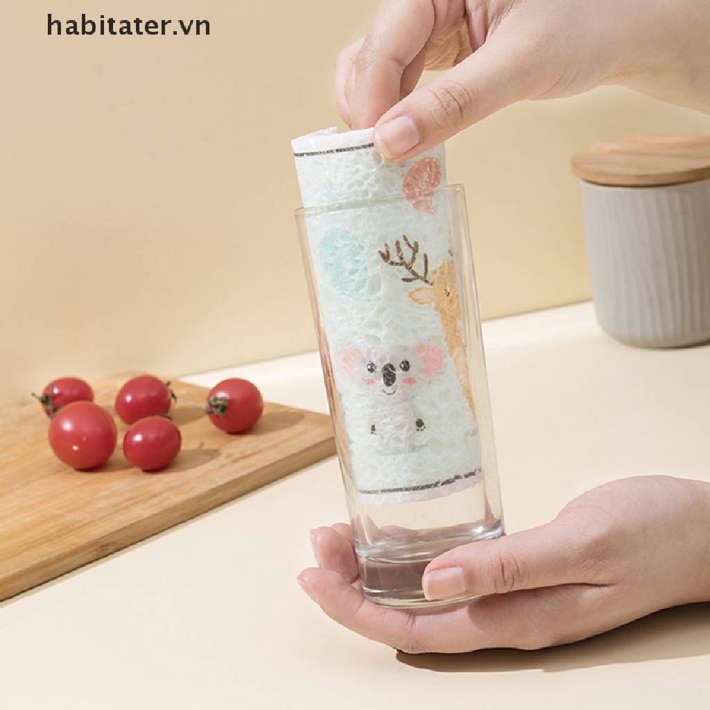 Khăn Lau Chén Dĩa Thấm Hút Tốt 17cm