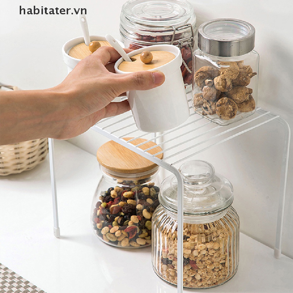 Kệ Sắt Đựng Lọ Gia Vị Tiện Dụng Cho Nhà Bếp