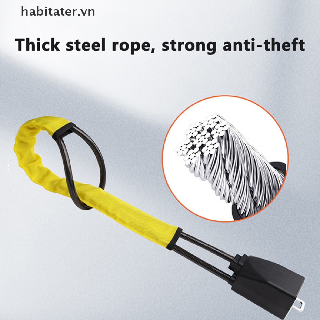 Thiết Bị Khóa Dây An Toàn Chống Trộm Gắn Vô Lăng Xe Hơi