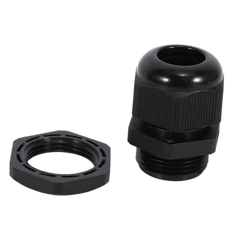 Set 24 Khớp Nối Dây Cáp 3.5-13Mm PG7 Màu Đen Chống Thấm Nước Có Thể Điều Chỉnh 3.5-6 mm