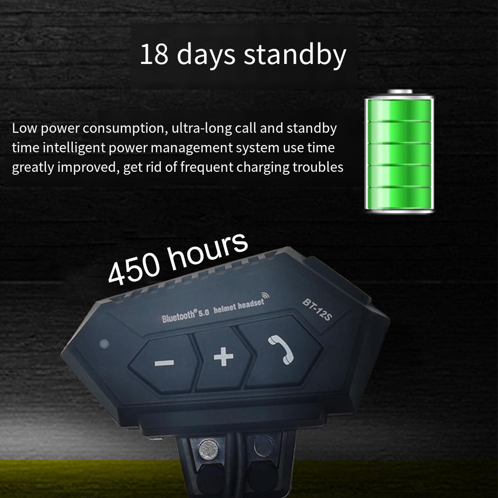 Bộ Tai Nghe Liên Lạc Type-C Gắn Mũ Bảo Hiểm Xe Mô Tô