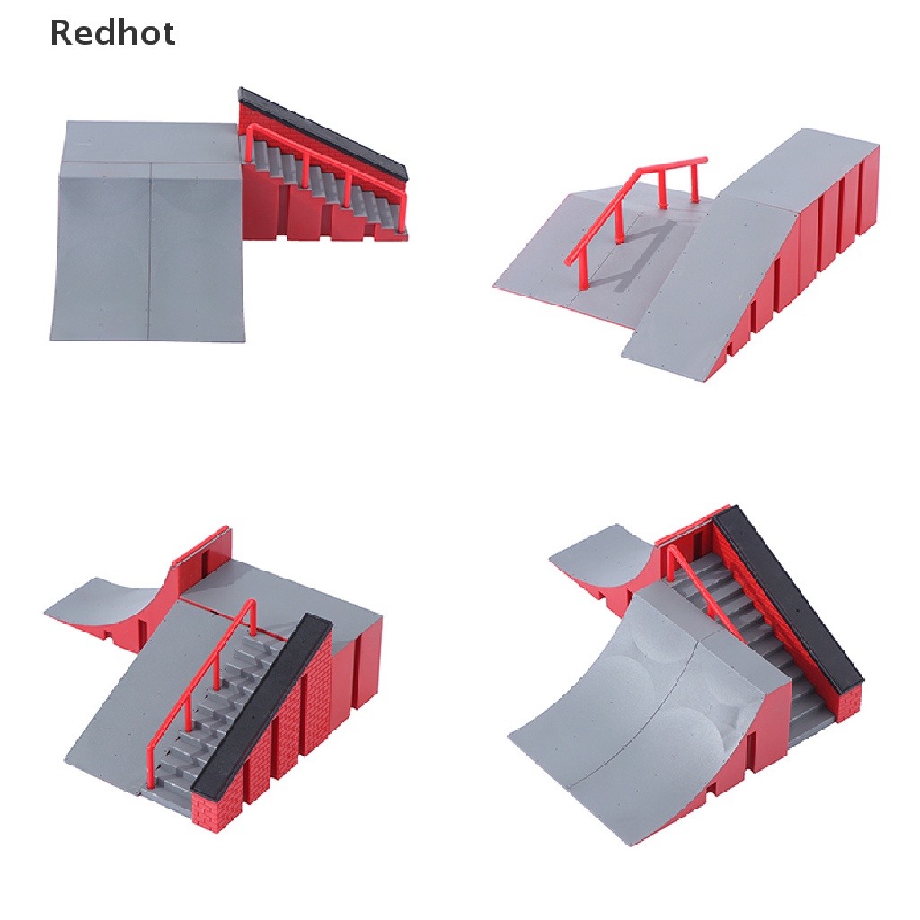 &lt; Redhot &gt; Bộ Đồ Chơi Ván Trượt Ngón Tay Mini Kèm 1 Thanh Trượt Ngón Tay