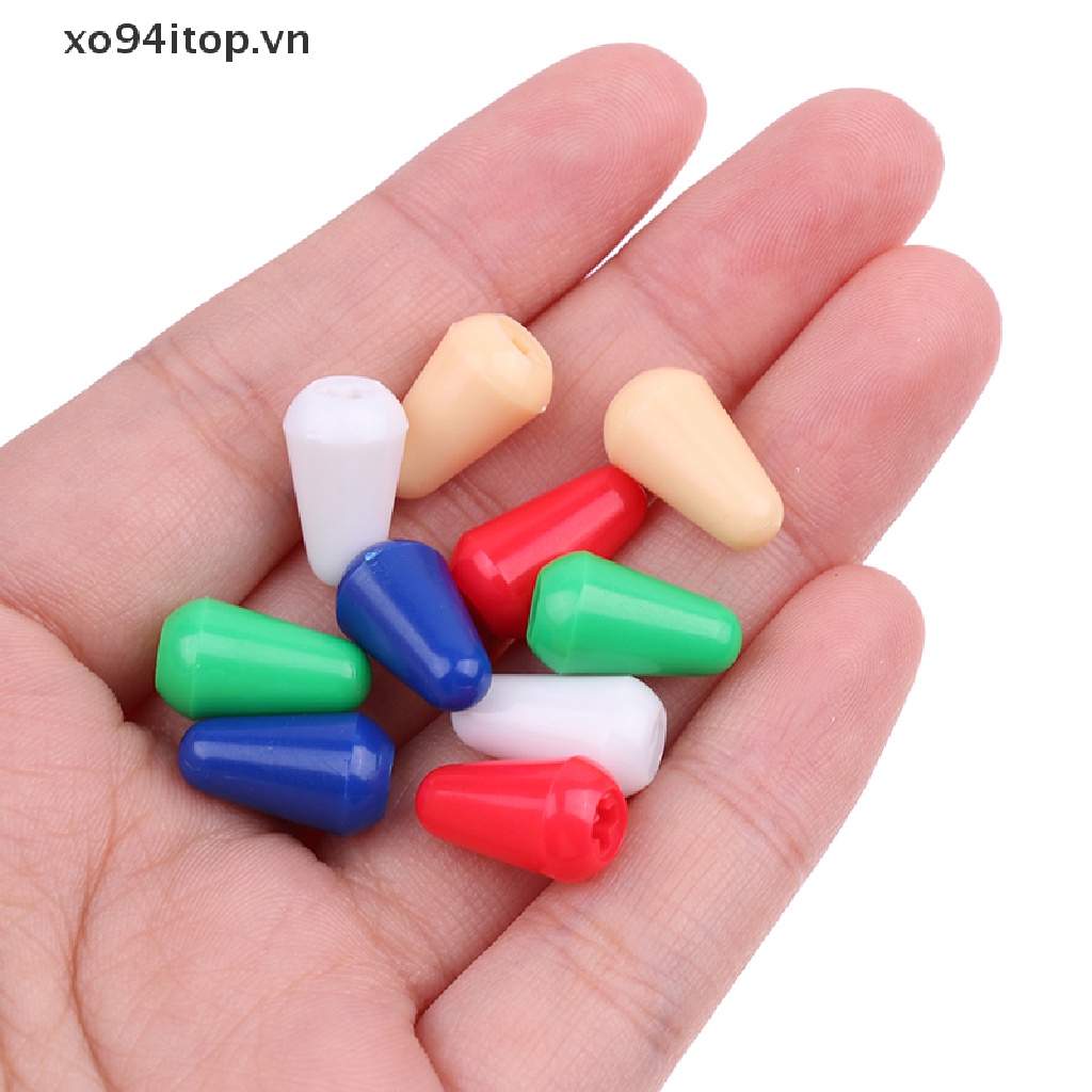 Set 2 Đầu Nút Công Tắc Đàn Guitar Điện Bằng Nhựa