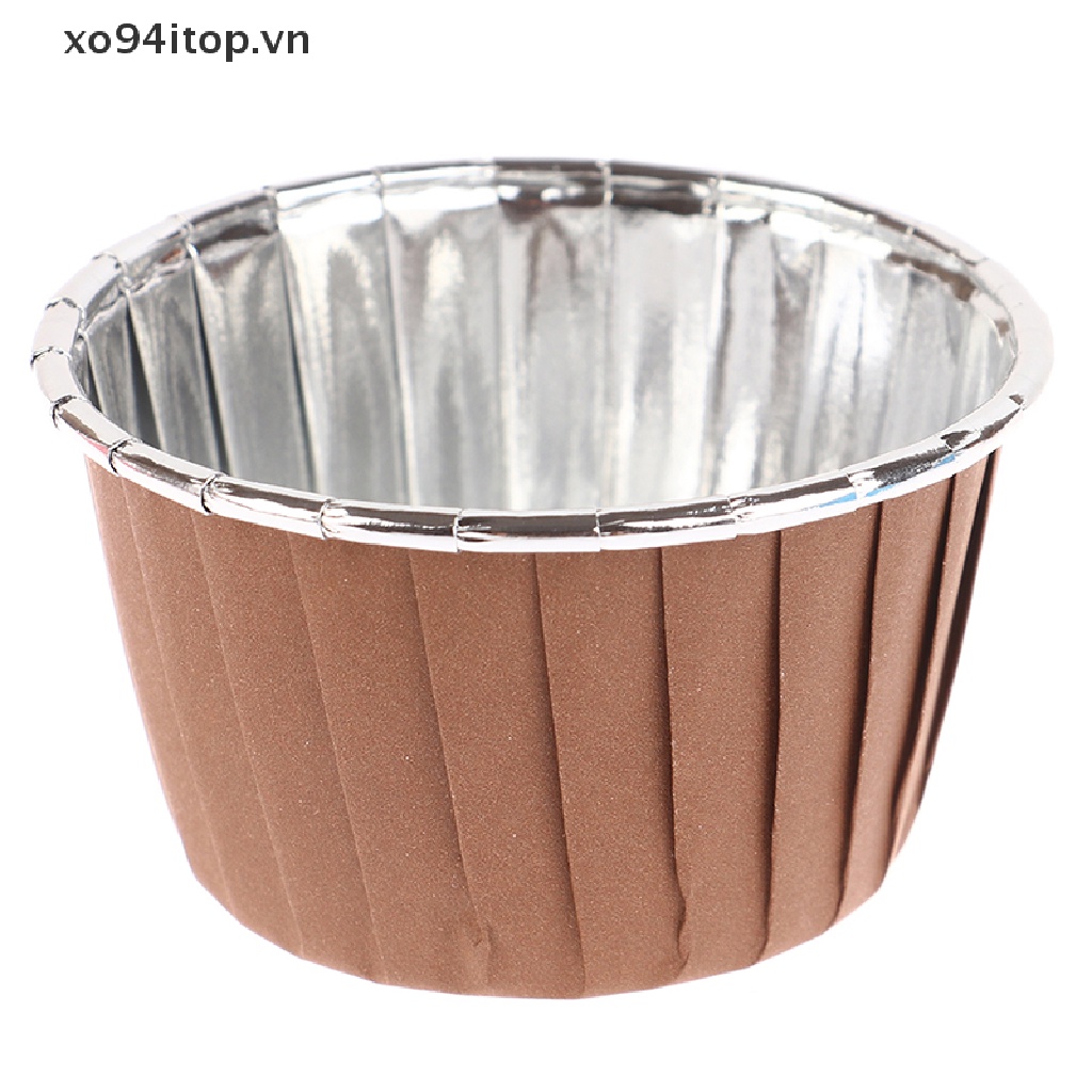 Xoitop Set 50 Cốc Giấy Đựng Bánh Cupcake Muffin