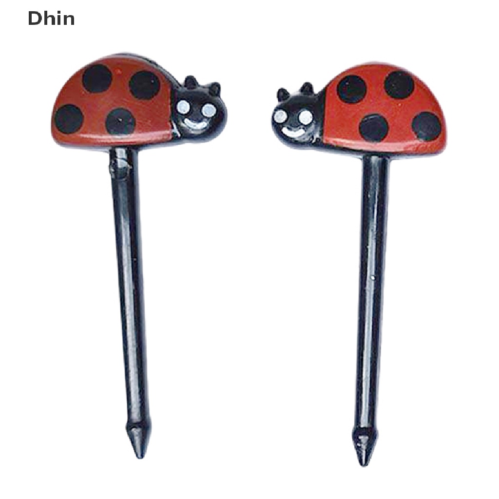 Set 8 Nĩa Ăn Trái Cây / Tráng Miệng Hình Chú Ong Bằng Nhựa Dễ Thương Cho Bé