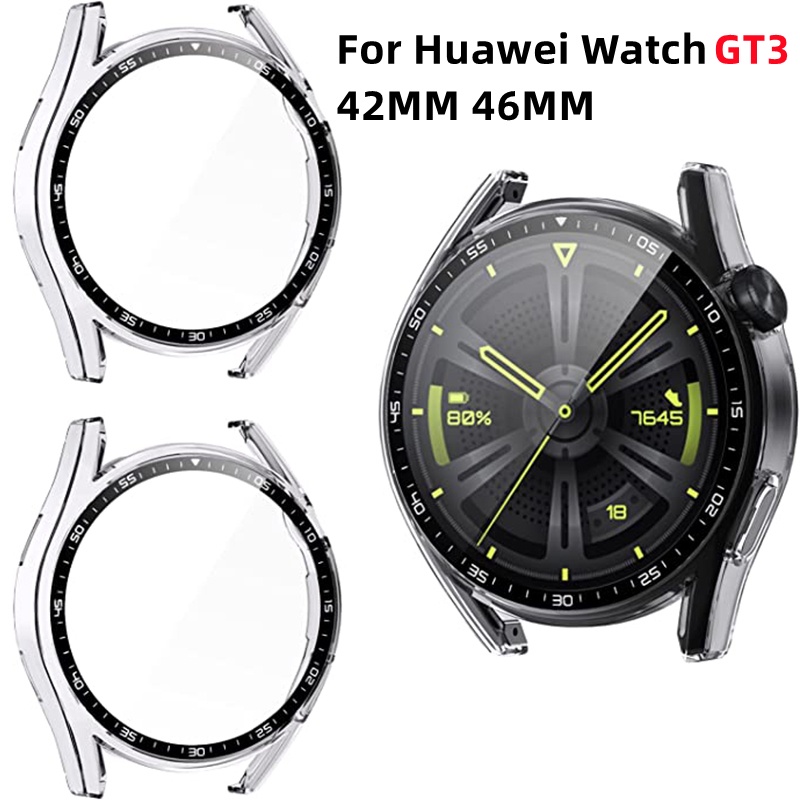 Vỏ PC Mềm Bảo Vệ Mặt Đồng Hồ Huawei Watch GT3 46mm GT3 42mm