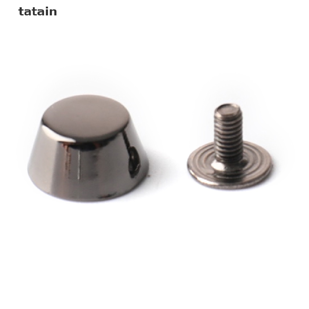 Set 4 Đinh Tán Hình Xô Bằng Kim Loại Dùng Để Làm Đồ Da / Đinh Tán