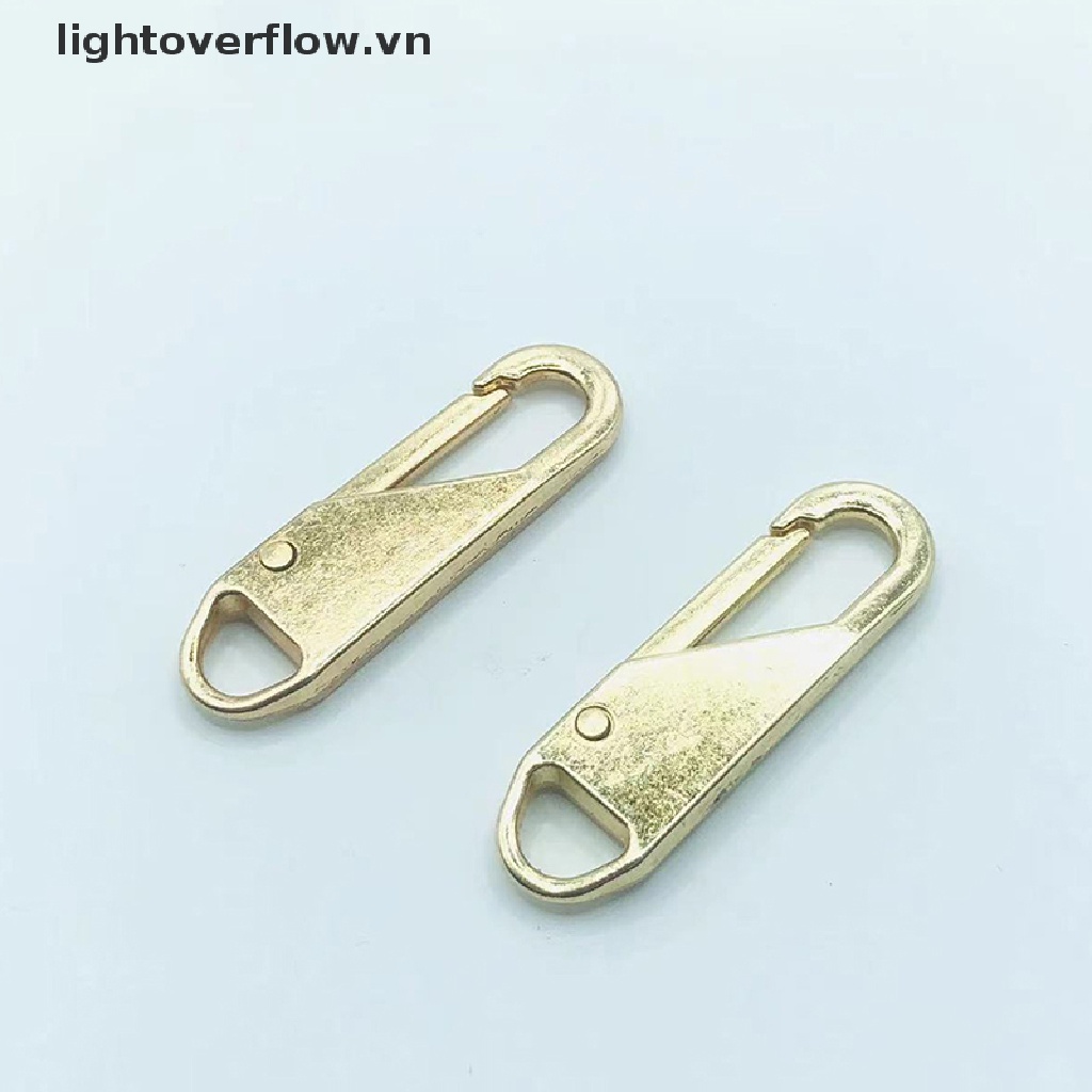 Bộ 5 Đầu Khóa Kéo Bằng Kim Loại Thay Thế Tiện Dụng Cho Vali Du Lịch