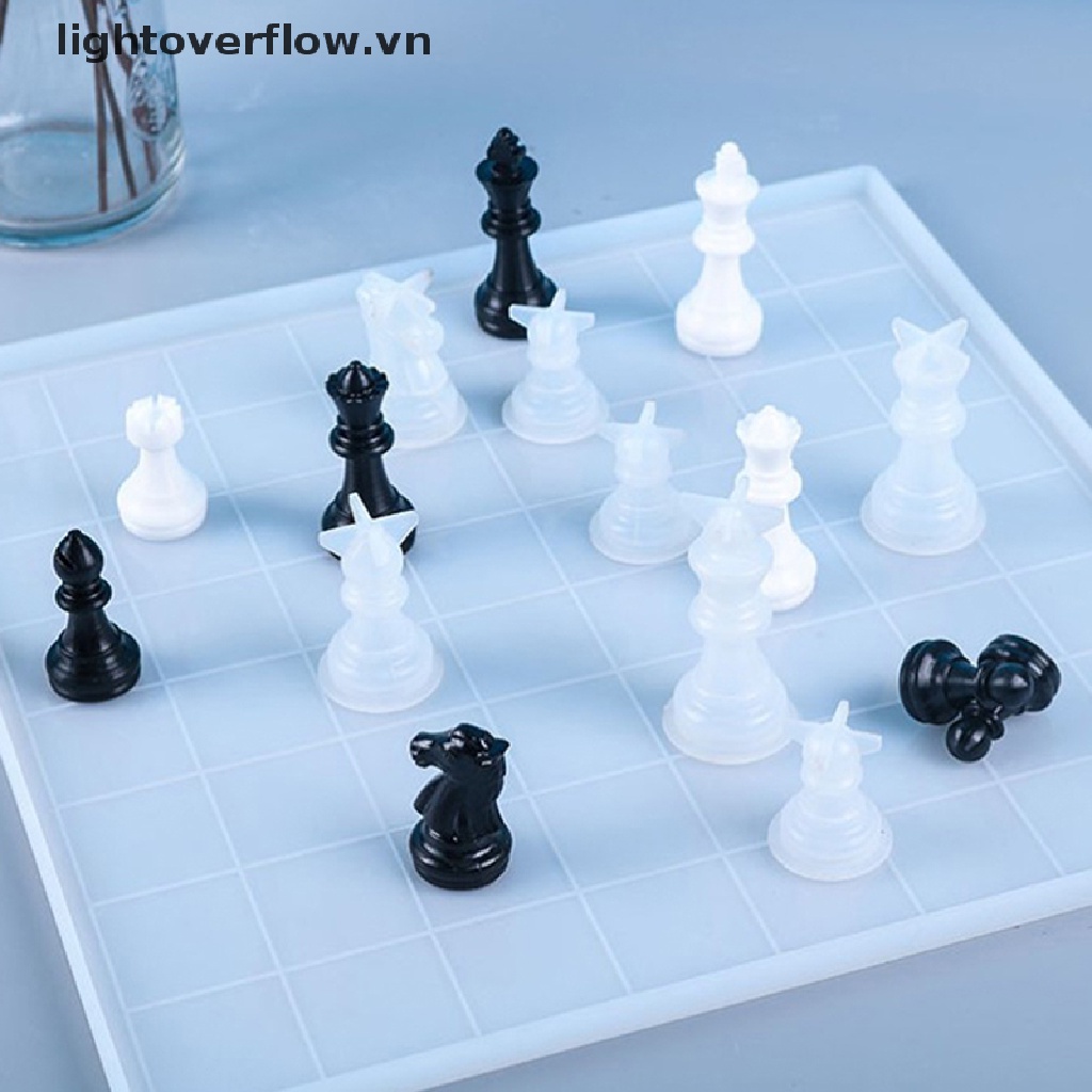 1 Khuôn Silicon Hình Quân Cờ Vua 3D Độc Đáo DIY