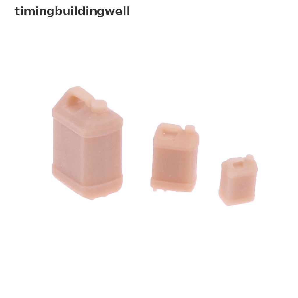 Mô Hình Thùng Dầu Diorama Không Màu Bằng Nhựa Resin 1 / 64