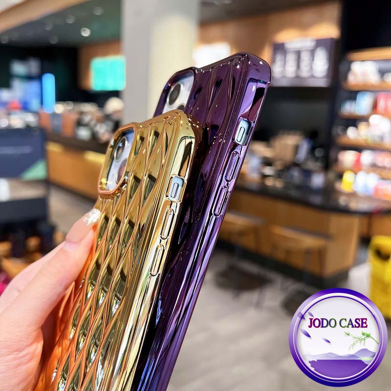 Ốp Điện Thoại Silicon TPU Mềm Mạ Điện Hình Đôi Mắt 3D Chống Sốc Cho iPhone 11 12 13 14 Pro Promax