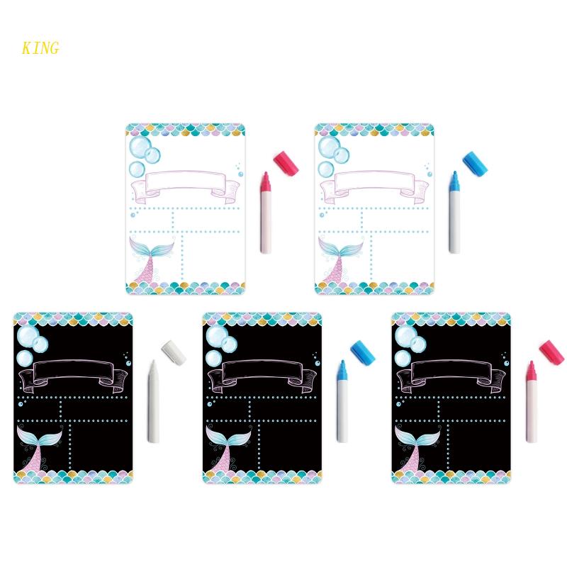 Bảng Đen Viết Phấn Có Thể Tái Sử Dụng Dùng Làm Đạo Cụ Chụp Ảnh Cho Bé