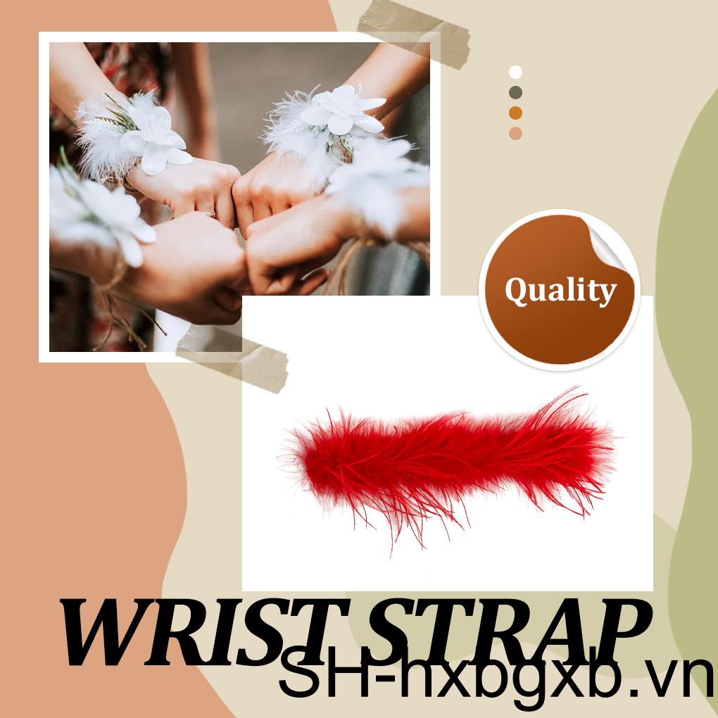 Vòng Tay Lông Vũ Thay Thế Màu Sắc Trơn Dùng Để Hóa Trang DIY