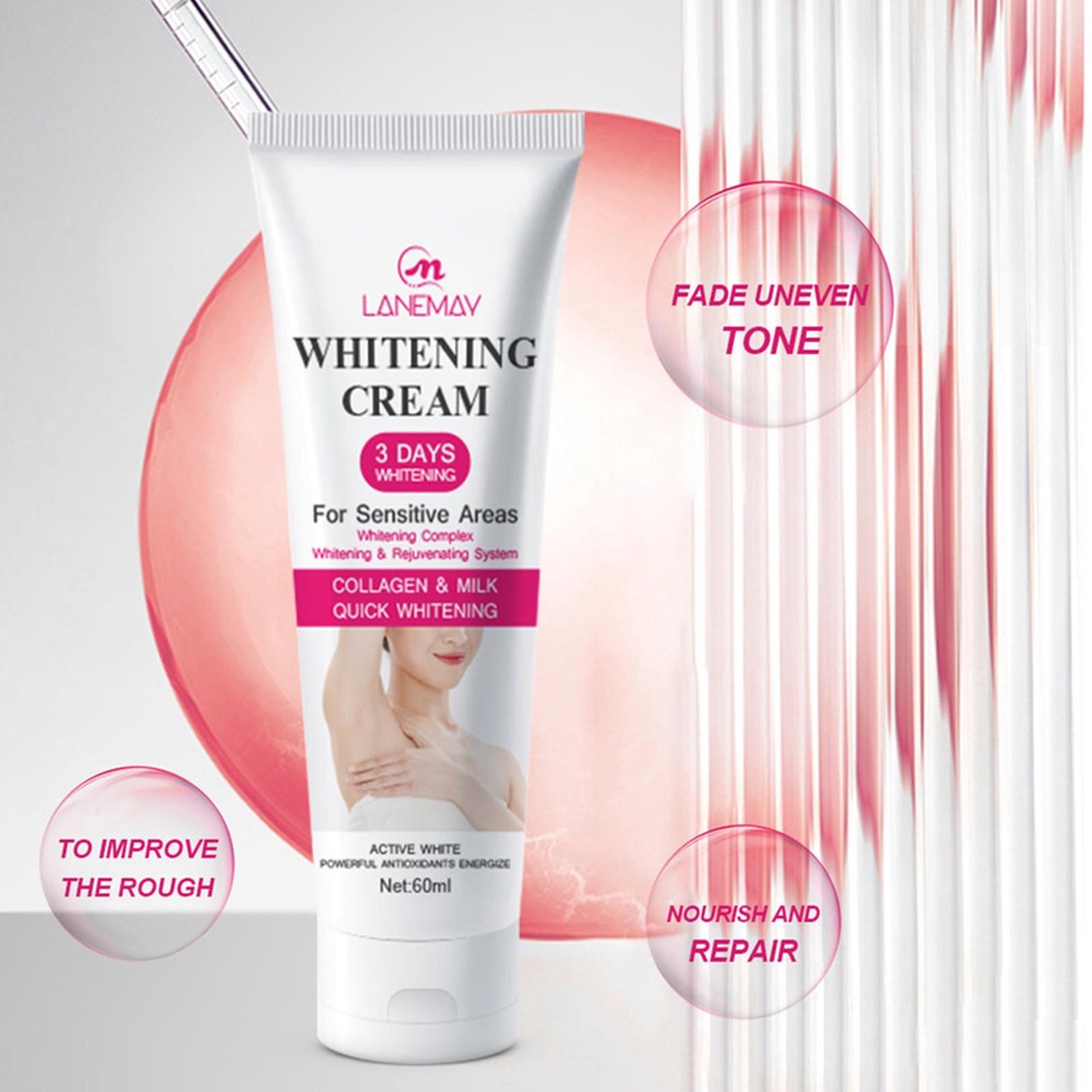Kem Dưỡng Ẩm Làm Trắng Vùng Da Dưới Cánh Tay 60ml Melanin S4D0