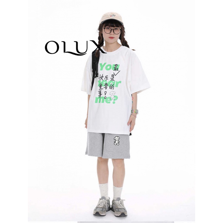 Áo Thun 100% Cotton Dáng Rộng Tay Ngắn In Chữ 8C9N Thời Trang Mùa Hè Phong Cách Nhật Bản Cho Nữ