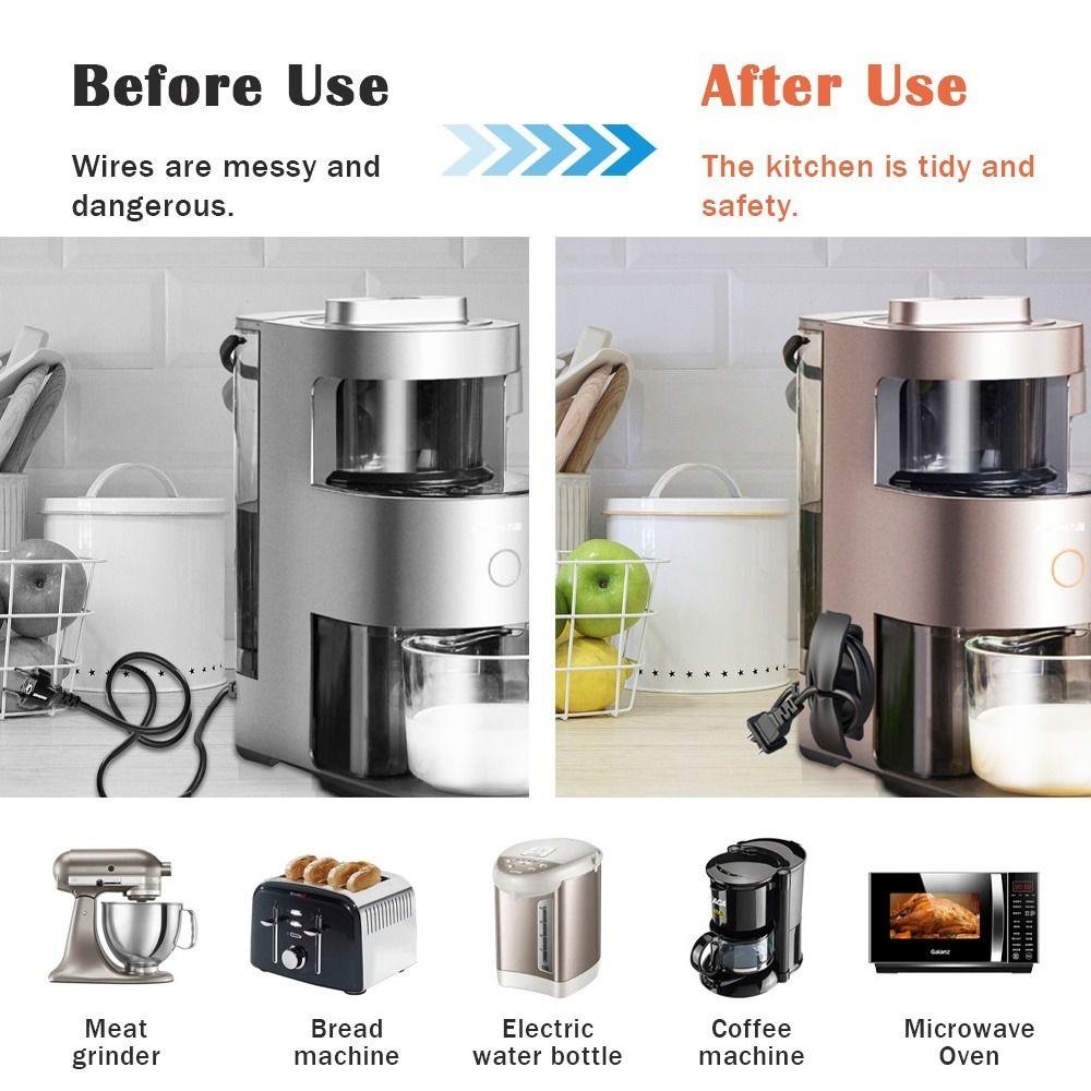 MYRONGVN Giá Đỡ Cố Định Dây Cáp Gắn Tường Tiện Dụng Cho Nhà Bếp