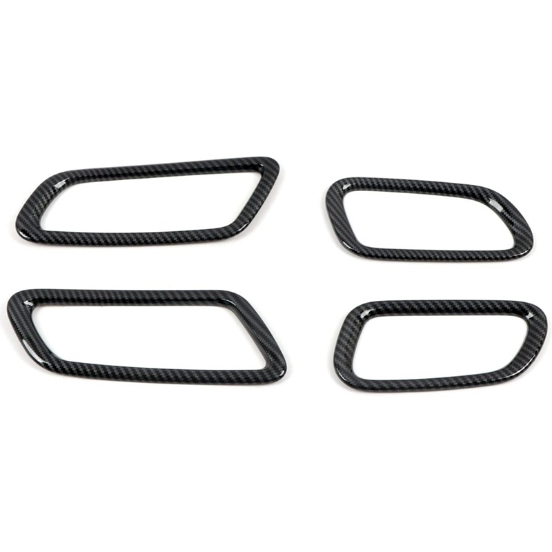 Miếng Dán Tay Nắm Cửa Bên Trong Bằng ABS Sợi Carbon Cho Dodge Durango 2021 2022