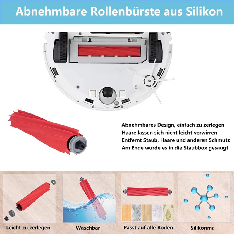 Chổi Chính / Bộ Lọc HEPA Thay Thế Cho Máy Hút Bụi Roborock S7 S7 Plus T7S G10