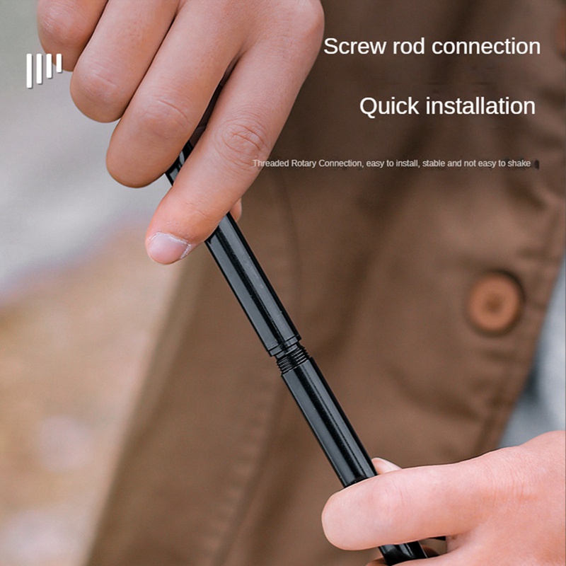 Giá Đỡ Đèn Cắm Trại Bằng Hợp Kim Nhôm Tùy Chỉnh Kèm Móc Treo Tiện Dụng Mang Theo Du