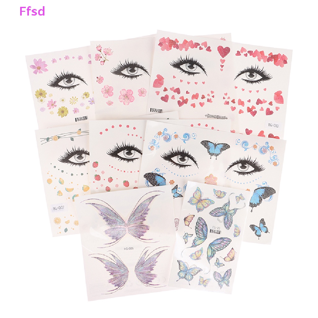 {Ffsd} Hình Xăm Dán Cánh Bướm Cổ Tích Chống Thấm Nước Trang Điểm Nghệ Thuật Cơ Thể Nghệ Thuật Bán