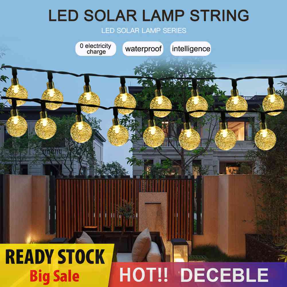 Dây Đèn LED Hình Bóng Đèn Trang Trí Sân Vườn
