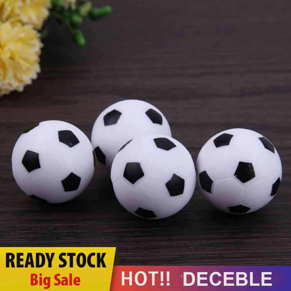 Set 4 Quả Bóng Đá Mini 32mm Màu Trắng Đen