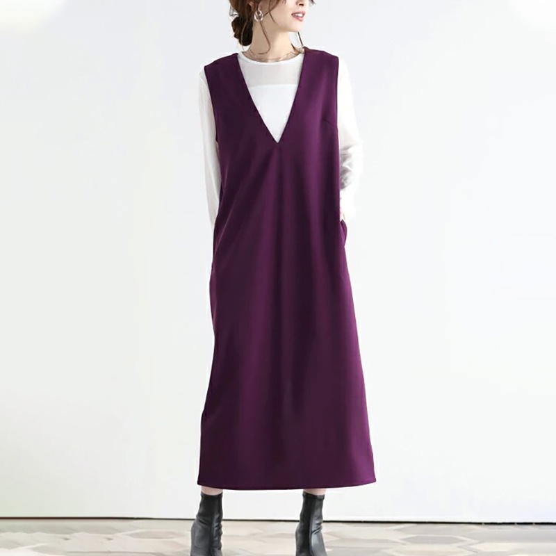 Váy Dài Không Tay Của Phụ Nữ Mới