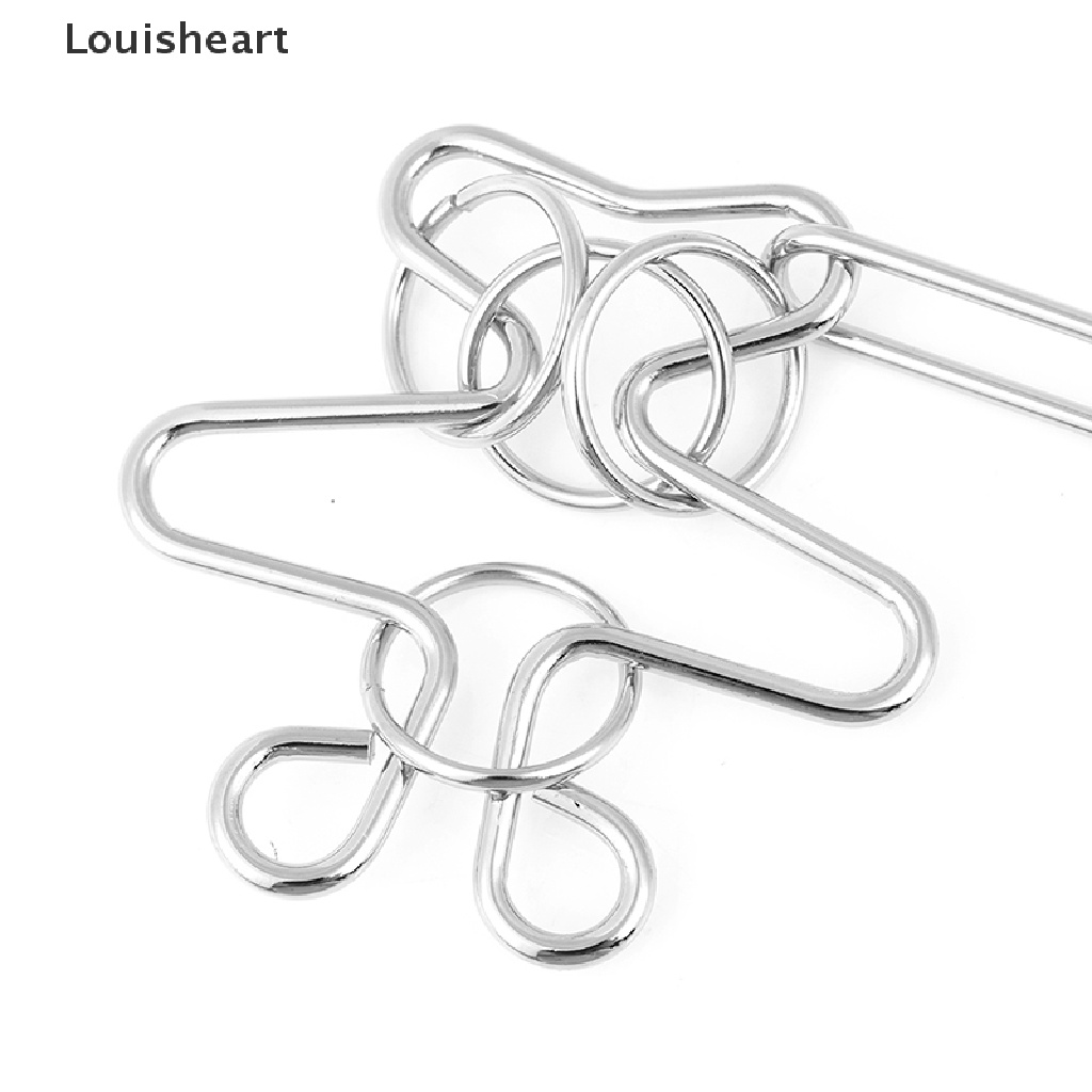 Dây Kim Loại Thử IQ Hình Quả Đào Louisheart Hỗ Trợ Luyện Tập Trí Não Cho Người Lớn Và Trẻ Em