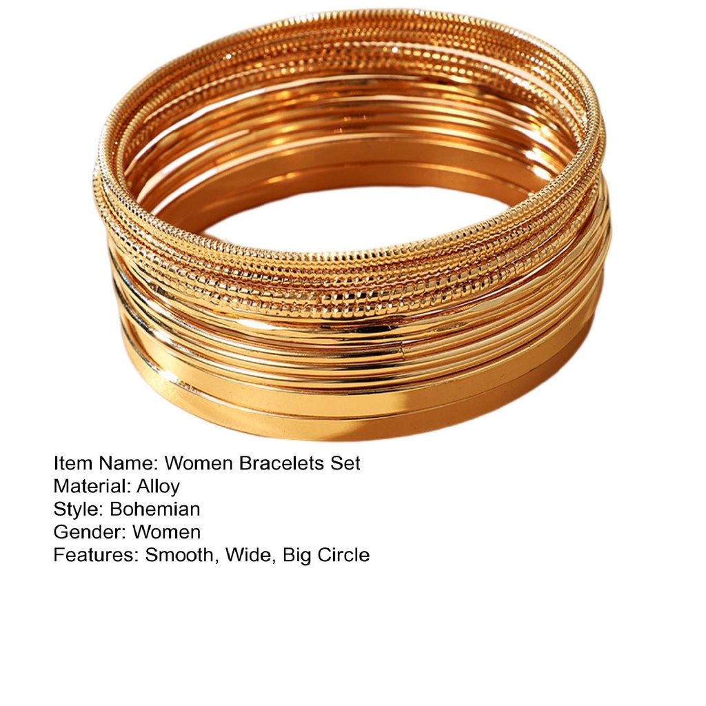 Set 14 Vòng Đeo Tay Phong Cách Bohemian Thời Trang Cho Nữ